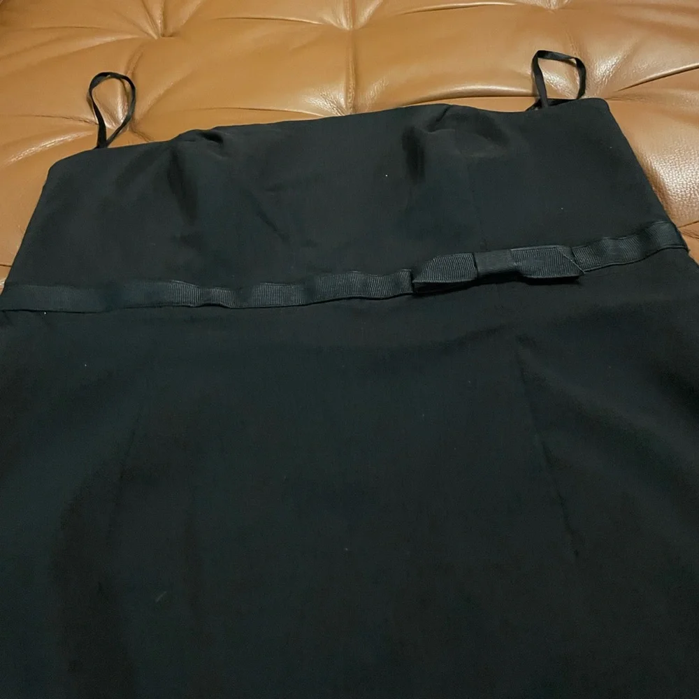 Express Stretch Strapless Dress. Black. Size 10. EUC. Measurements in pictures. - Picture 8 of 13